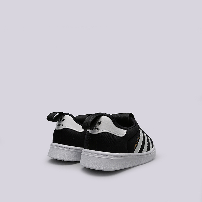детские черные кроссовки adidas Superstar 360 I S82711 - цена, описание, фото 4